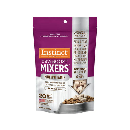 Nature’s Variety Instinct (本能) Mixers 凍乾生肉  多種維他命 貓用伴糧 5.5 oz