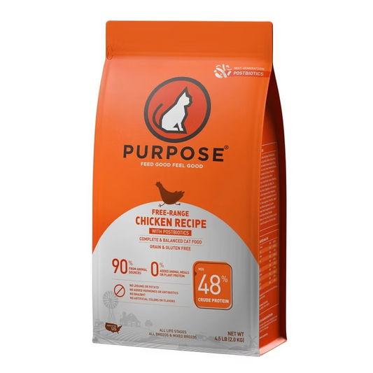 Purpose 無穀物 雞肉+白魚 全貓(後生元)配方 4.5 lb/ 10 lb