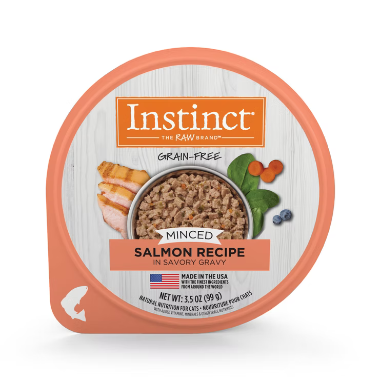 Nature’s Variety Instinct (本能) Original Minced Cup 無穀物免治杯杯 三文魚 濕糧 3.5 oz