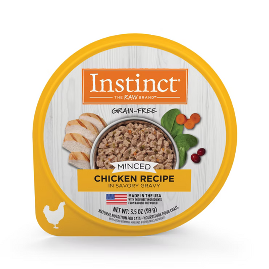 Nature’s Variety Instinct (本能) Original Minced Cup 無穀物免治杯杯 雞肉 濕糧 3.5 oz