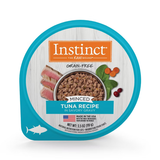 Nature’s Variety Instinct (本能) Original Minced Cup 無穀物免治杯杯 吞拿魚 濕糧 3.5 oz