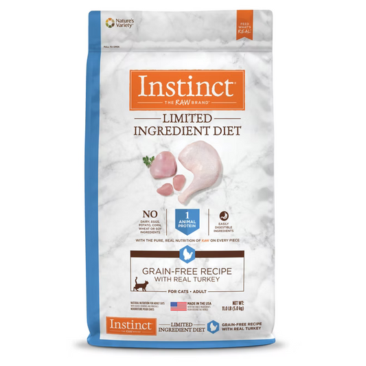 Nature’s Variety Instinct (本能) Limited Ingredient Diet 單一蛋白 火雞 貓用乾糧 11 lbs
