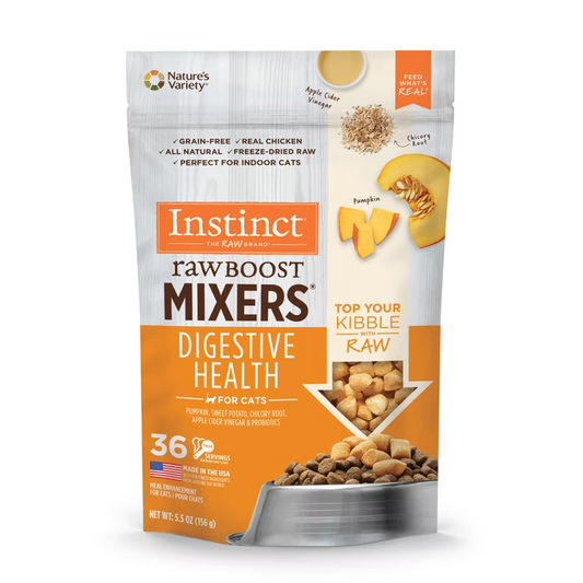 Nature’s Variety Instinct (本能) Mixers 凍乾生肉  健康消化系統 貓用伴糧 5.5 oz